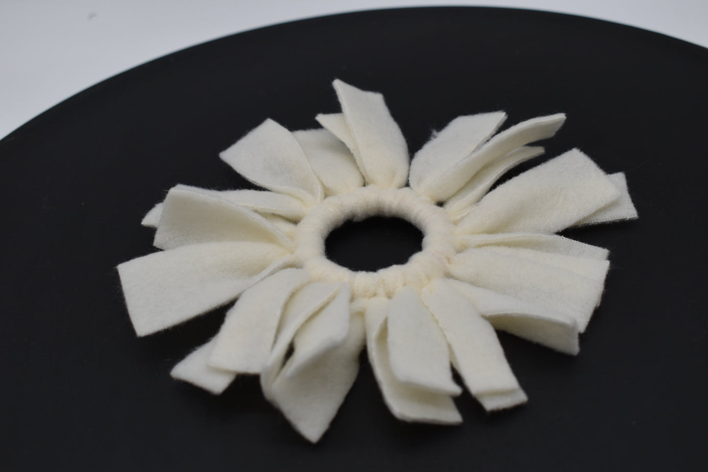 Anhänger Fleece Weiß