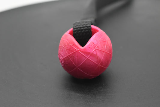 Moby-Ball Metallic Rosa mit Schlaufe