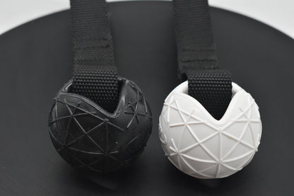 Moby-Ball Schwarz mit Schlaufe Groß