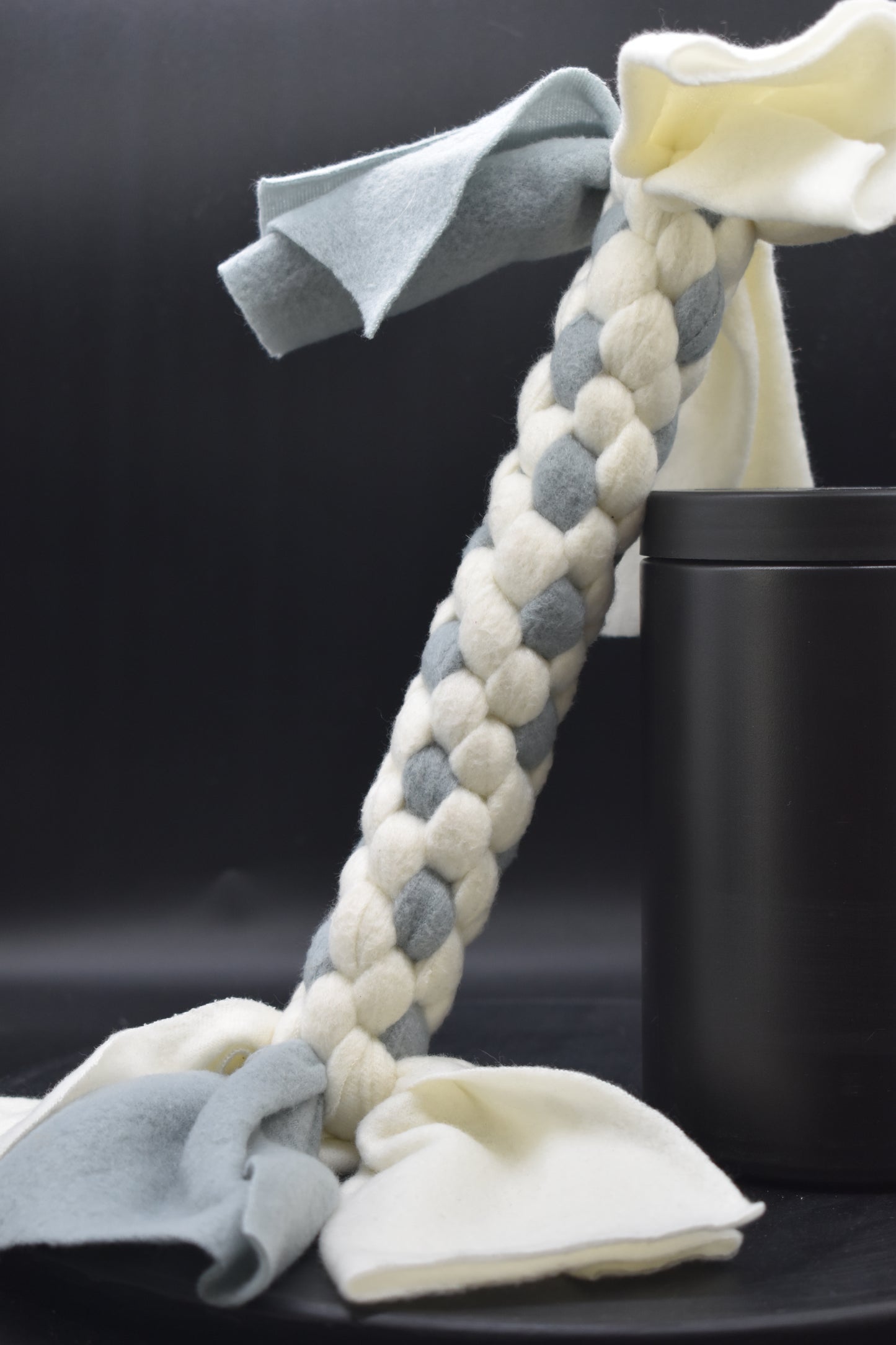 Zergel Normal Weiß + Blau/Grau