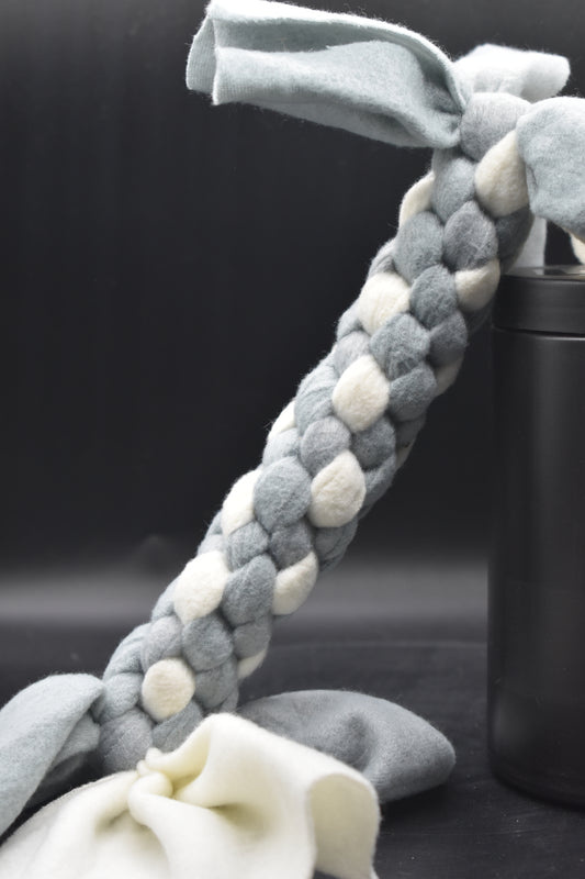 Zergel Normal Weiß + Blau/Grau