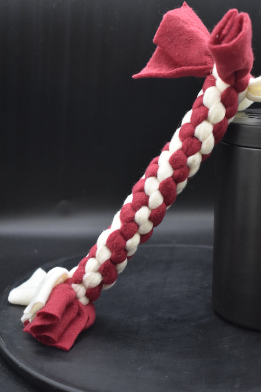 Zergel Normal Dunkelrot + Weiß