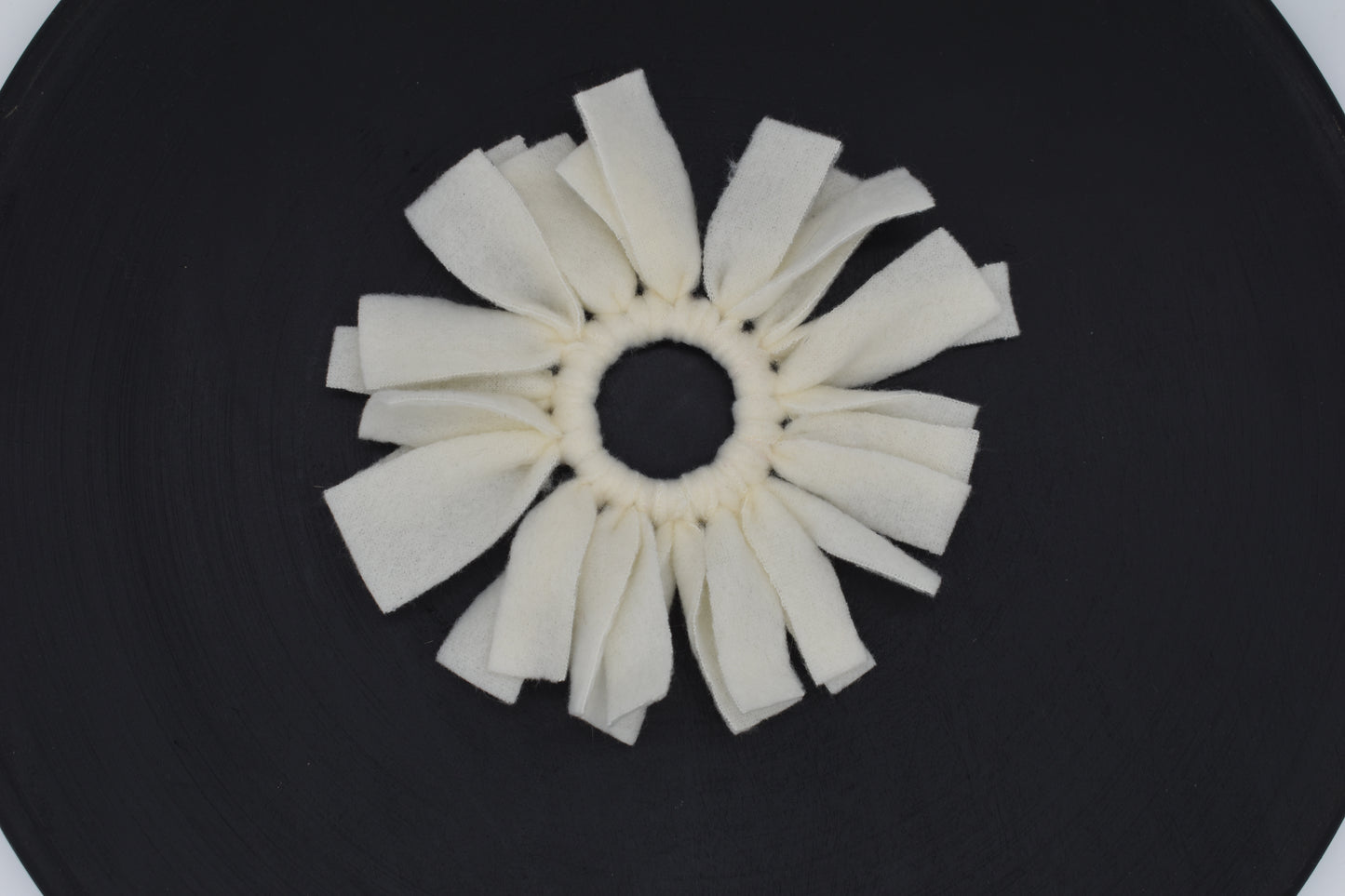 Anhänger Fleece Weiß