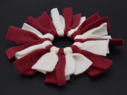 Anhänger Fleece Weiß + deine Wahl