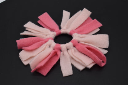 Anhänger Fleece Pink + Altrosa